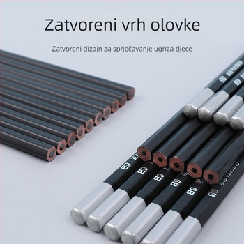 Beifa 12 kom HB-8B profesionalne skic olovke – drveno kućište, za umjetnike i studente