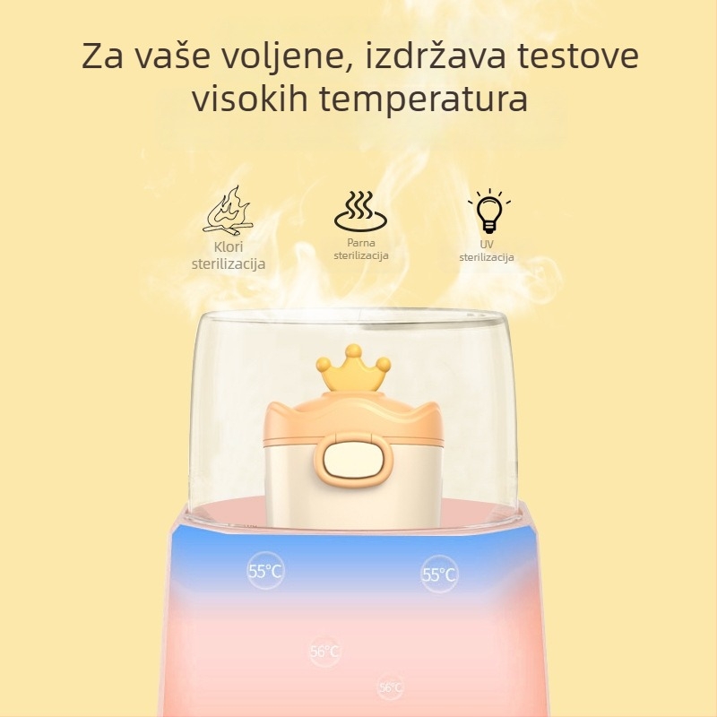 Kutija za skladištenje mlijeka u prahu za novorođenčad, prenosna, hermetički zatvorena, s dizajnom dvostrane mreže, plastična