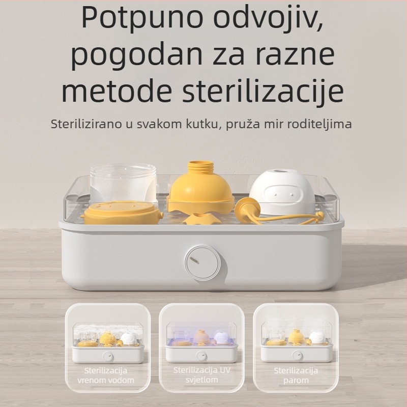 Kutija za skladištenje bebine mliječne formule u prahu, četiri sloja, brenda DOOPSER/Dopson, pogodna za novorođenčad do 3 godine.