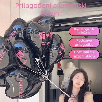 Xinheng PVC balon u obliku srca s logom Can