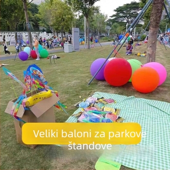 Ekstra veliki balon od Oxford tkanine, kružnog oblika, otporan na eksplozije, za dječji park, bez logotipa, bez IP odobrenja