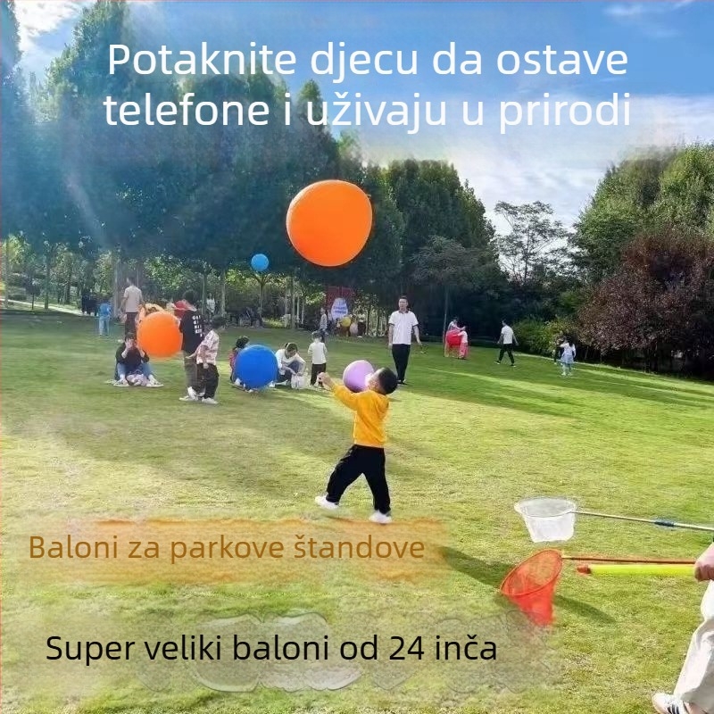 Ekstra veliki balon od Oxford tkanine, kružnog oblika, otporan na eksplozije, za dječji park, bez logotipa, bez IP odobrenja