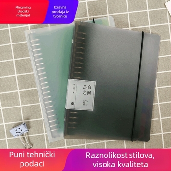 Beležnica s listovima na razdjelnici, PP omot, Dowling papir 80 g/m², 60 stranica