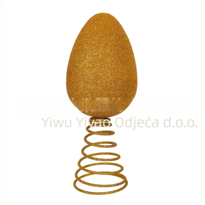 Ukras – prugasti uskrsni motiv, vrh jelke ukras, moderni minimalistički stil