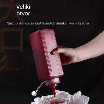 Hangge plastična boca za umake za tekuće začine, moderan minimalistički dizajn, premium kvaliteta