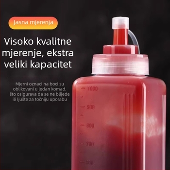 Hangge plastična boca za umake za tekuće začine, moderan minimalistički dizajn, premium kvaliteta