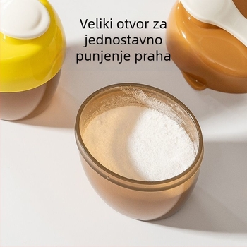 Golden Boy Baby prenosna kutija za mlijeko u prahu za putovanja — jednokratna porcija, hermetički zatvarajući spremnik, prehrambene kvalitete, za novorođenčad do 2 godine