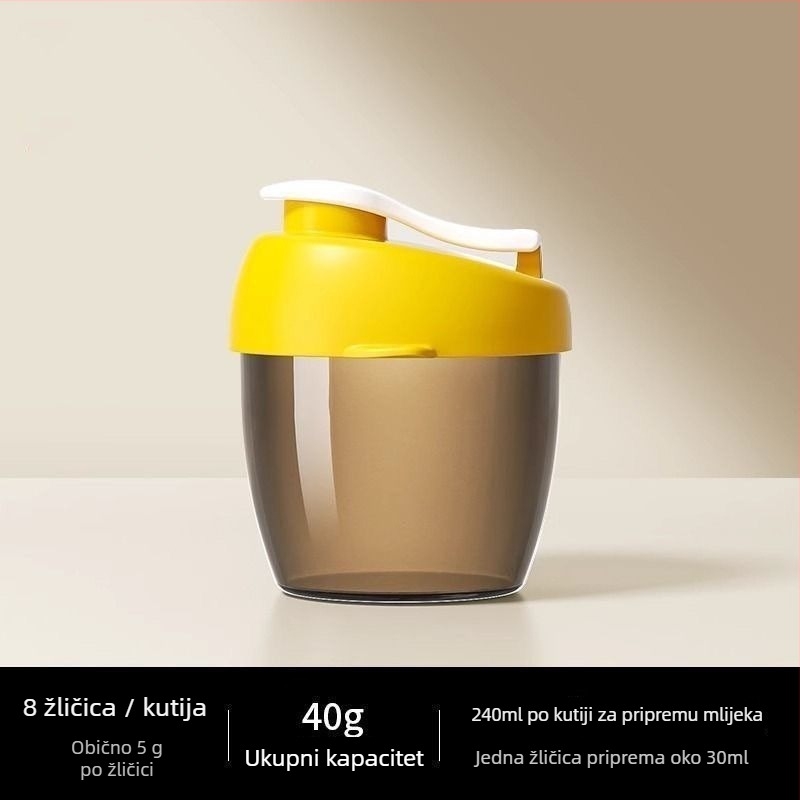 Golden Boy Baby prenosna kutija za mlijeko u prahu za putovanja — jednokratna porcija, hermetički zatvarajući spremnik, prehrambene kvalitete, za novorođenčad do 2 godine