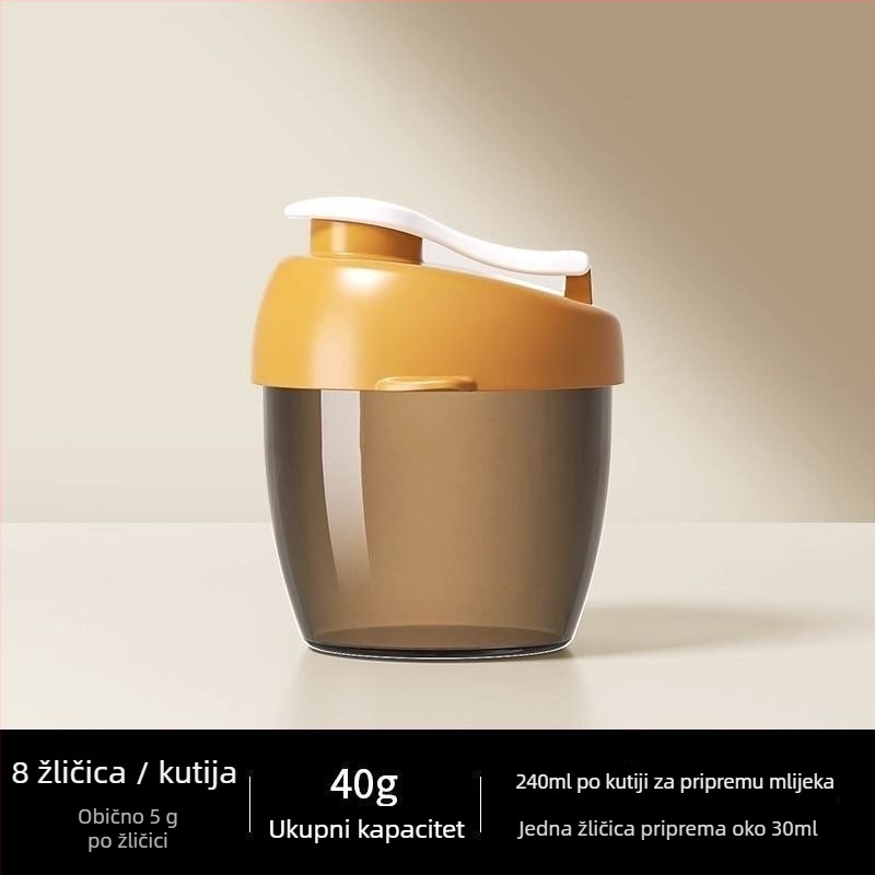 Golden Boy Baby prenosna kutija za mlijeko u prahu za putovanja — jednokratna porcija, hermetički zatvarajući spremnik, prehrambene kvalitete, za novorođenčad do 2 godine