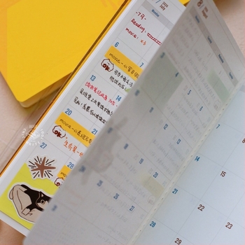 Bilježnica s šivanom povezom, Dowling papir, 100 g, 50–100 stranica, minimalistički stil, cjelogodišnji kalendar i mjesečni planovi za 2026.