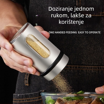 Staklena posuda za začine za suhe začine, otisak logotipa, Southern Maple Love, premium kvaliteta, lansirano 2024