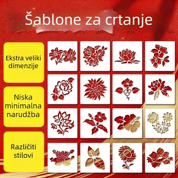 Šablona za izrezivanje životinje za crtanje - Prazna DIY kopirajuća šablona, prilagodljivo crtanje na lice - Marka Lin yun, Materijal PET, Uvoz: Ne, IP prava: Nije ovlašteno
