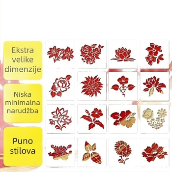 Šablona za izrezivanje životinje za crtanje - Prazna DIY kopirajuća šablona, prilagodljivo crtanje na lice - Marka Lin yun, Materijal PET, Uvoz: Ne, IP prava: Nije ovlašteno