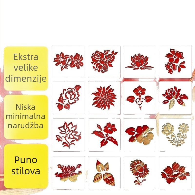 Šablona za izrezivanje životinje za crtanje - Prazna DIY kopirajuća šablona, prilagodljivo crtanje na lice - Marka Lin yun, Materijal PET, Uvoz: Ne, IP prava: Nije ovlašteno