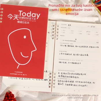 Emocionalni dnevnik s binder vezom, Dowling papir 120 g, 100–200 stranica