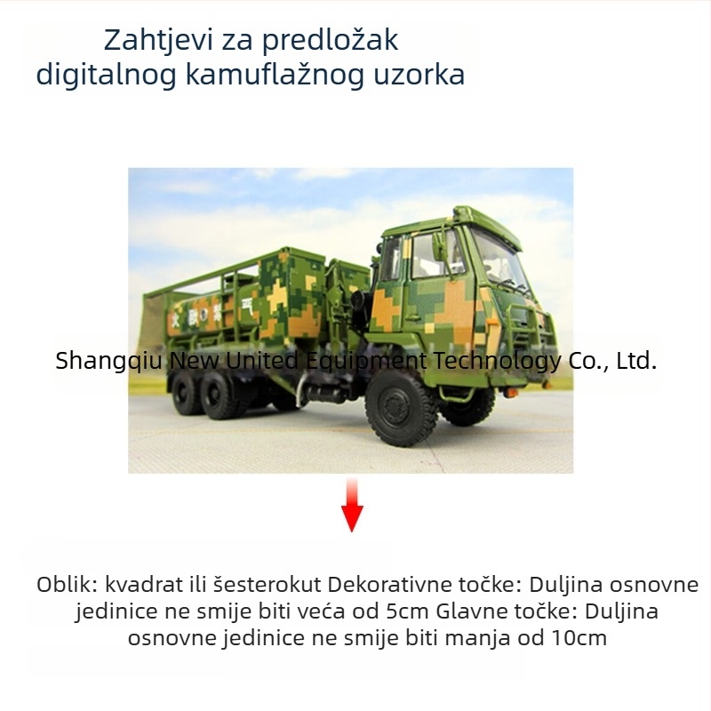 Šablona za prskanje digitalnim kamuflažom, Oxford tkanina sa srebrnim premazom, ≥10 cm, Marka: Drugo; Uvoz: Ne; IP odobrenje: Ne
