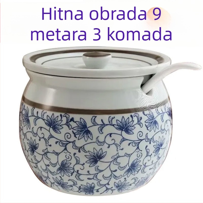 Keramična posuda za začine u kuhinji – suhi začini, premium kvaliteta, nacionalni stil