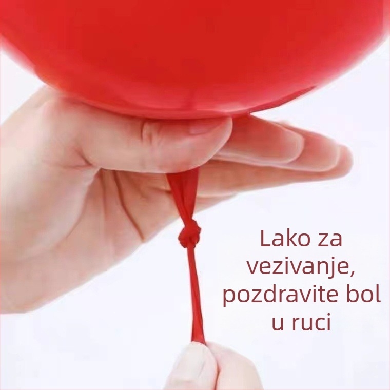Alat za vezivanje balona – plastični, okruglog oblika, pogodan za rođendane i zabave