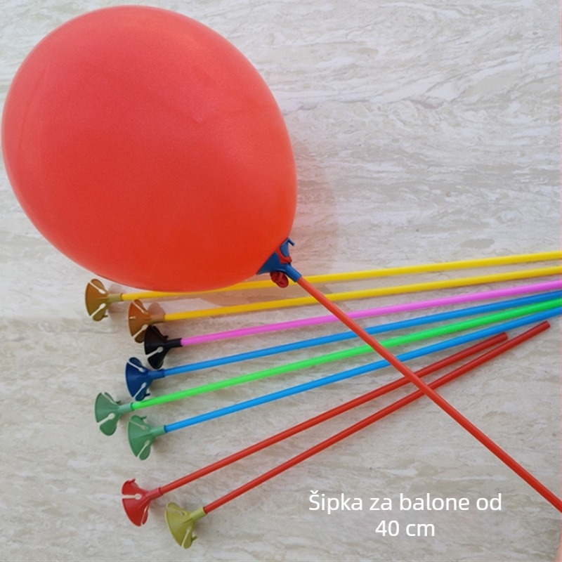 Balonska kolona - visokokvalitetan plast, strojno oblikovanje, oblik trake, bez IP ovlaštenja