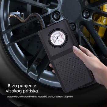Dvostrukcilindrična bežična pumpa za automobil, 12V, ispod 80W, 50 L/min, litijeva baterija