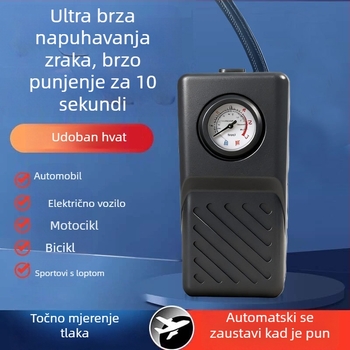 Dvostrukcilindrična bežična pumpa za automobil, 12V, ispod 80W, 50 L/min, litijeva baterija