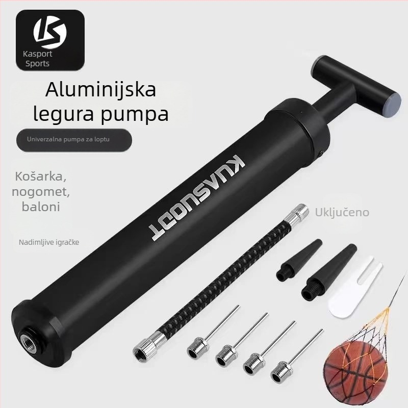 Jiayu ručna pumpa za sportske lopte i naduhivanje igračaka; pogodna za košarku, nogomet i odbojku; uključuje iglu za naduhavanje; prijenosna, univerzalna; težina 100 g