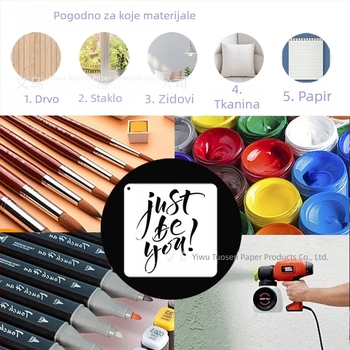 Šablona umjetničkog djela s inspirativnim citatima za ručno pisanje, engleska tisak i rekviziti za osmijeh i poticanje