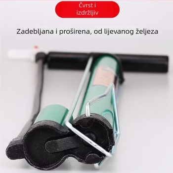 Ručna pumpa za bicikl, prijenosna, visokog tlaka, univerzalna, model L-1001, 160 psi, tip mlaznice za plin: Beautiful Mouth, uključuje plinsku iglu