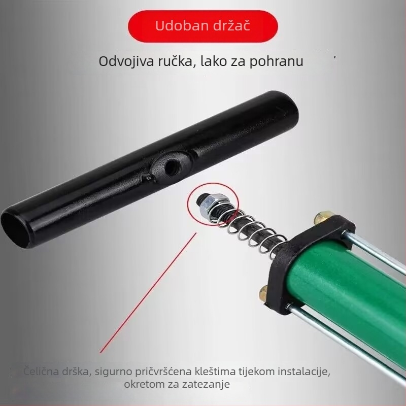 Ručna pumpa za bicikl, prijenosna, visokog tlaka, univerzalna, model L-1001, 160 psi, tip mlaznice za plin: Beautiful Mouth, uključuje plinsku iglu