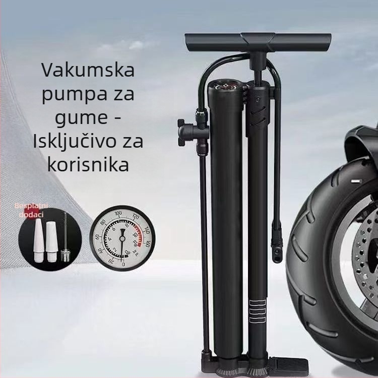 Ručna visokotlačna pumpa zraka, model 985, za električna vozila i bicikle s bezdušnim gumama