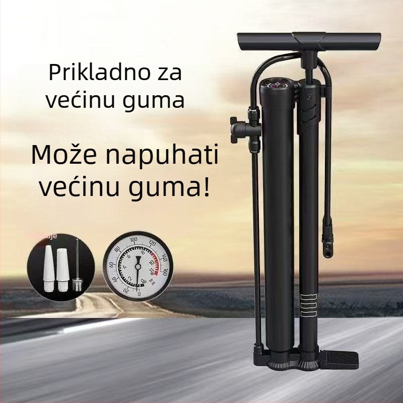 Ručna visokotlačna pumpa zraka, model 985, za električna vozila i bicikle s bezdušnim gumama