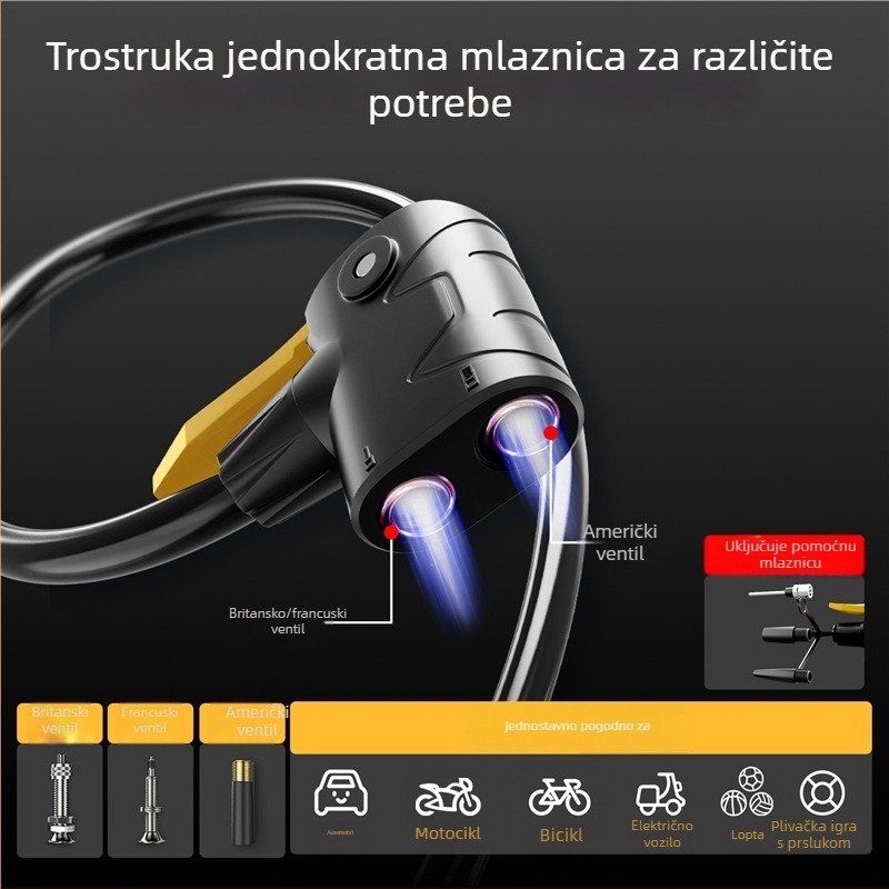 Deli ručna pumpa s pedalom, dvocilindrična, otporna na toplinu i antifriz, model 880014