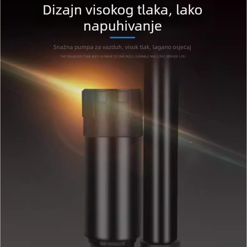 Pumpa za bicikl – Model 4647, težina 300 g, tlak zraka 46, uključene igle, univerzalni ventil