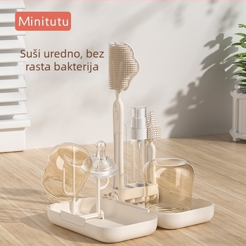 Minitutu prijenosni set četkice za bočicu sa silikonskom četkom i kutijom za pohranu za putovanja