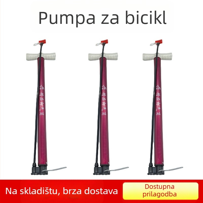 Ručna pumpa za bicikl – model 097, tijelo od željeza, visok tlak, mlaznica Beautiful Mouth