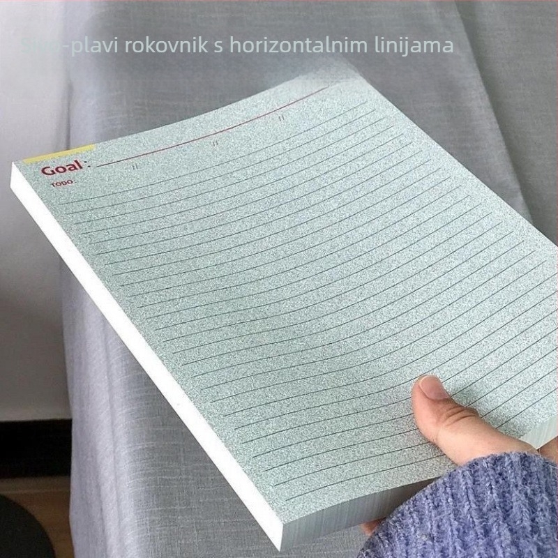 Bilježnica za učenike s otkinjivim stranicama i vodoravnim linijama (Marka: Druga; Može li se lijepiti: Ne; Oblik: Izvanzemaljski; IP odobrenje: Ne)