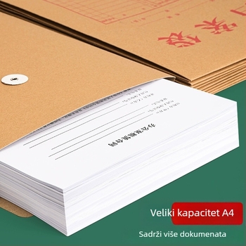 Deli 5953 Kraft papirne vrećice za dokumente i ponude, čvrste papirnate vreće, paket od 10 kom
