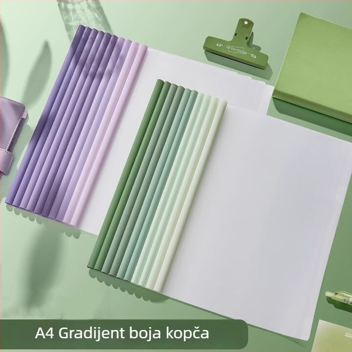 Gradijentno prozirna mapa s klipom na polugu, model Cgj17280180, materijal: Drugi, tip: Drugi