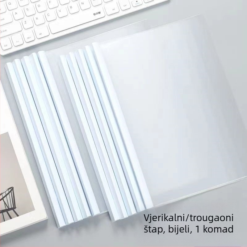 Yipai Q314 Držač za dokumente s klamerom, plastičan, 265×185 mm, format B5, širina stražnjeg dijela 10 mm