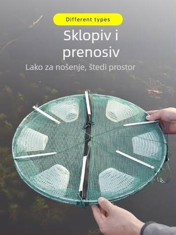 Ribarska mreža-kavez za ribu, škampi i ostalo — Marka Giant finned king; Podrijetlo: Kina; Materijal: Drugo