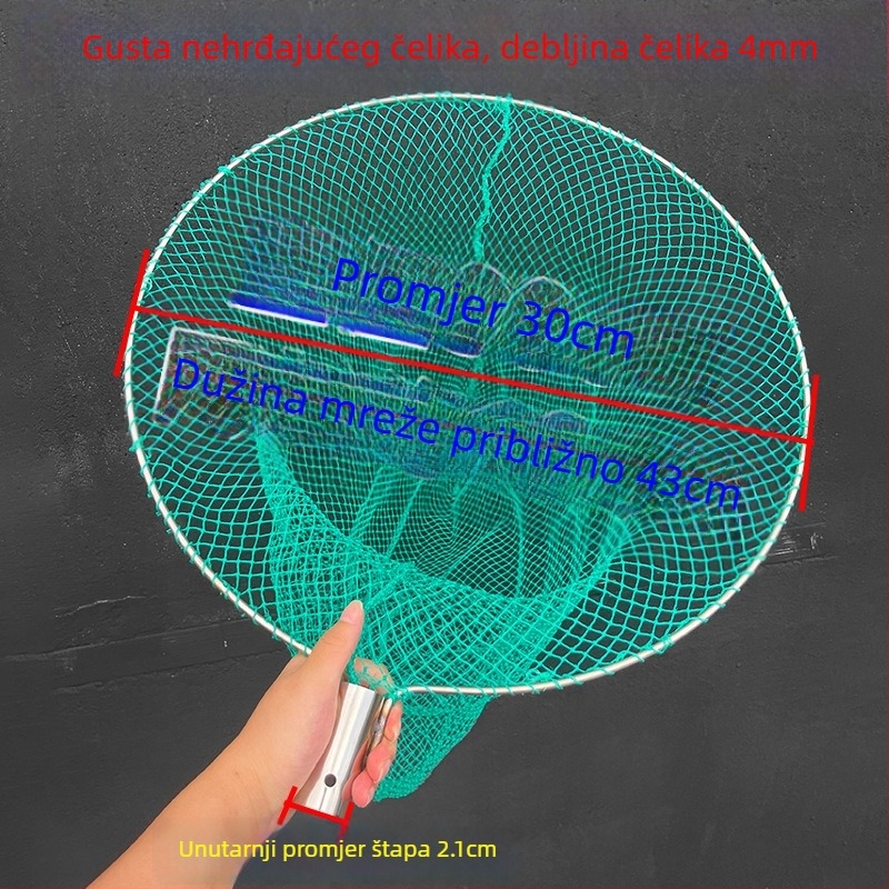Najlon mreža za ribolov, dubina 60 cm i nosivost 20 kg