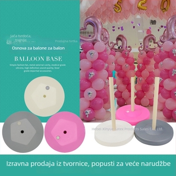 Stalak za balon arku s vodom napunjenom bazom, prijenosan i demontiran, od plastike