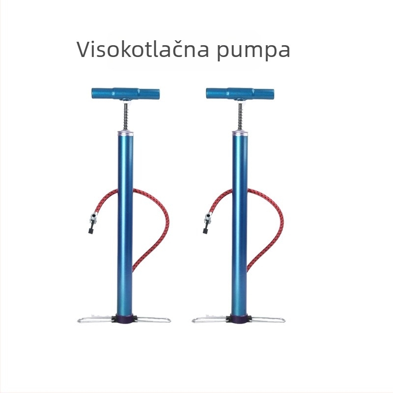 Sepas ručna pumpa za bicikl – 0,8 MPa visokotlačna, s zračnom iglom, 3-u-1 za košarku, automobil i bicikl, prilagodljiva