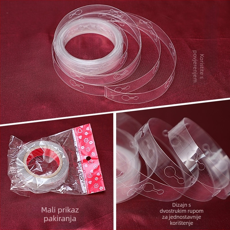 Dodatak za lanac balona za latex balone, nepravilan bajonetni klip, plastični materijal, svadbena dekoracija