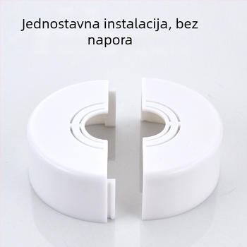 Dekorativni poklop za kutni tuš ventil — ABS materijal, svjetlosni luksuzni stil, prilagodljivo, privatnoj oznaci kompatibilan