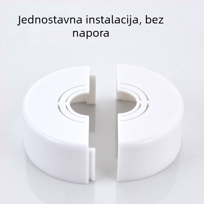 Dekorativni poklop za kutni tuš ventil — ABS materijal, svjetlosni luksuzni stil, prilagodljivo, privatnoj oznaci kompatibilan