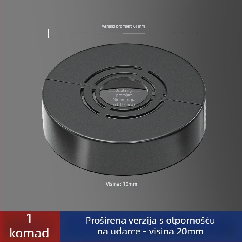 Dekorativni poklop za kutni tuš ventil — ABS materijal, svjetlosni luksuzni stil, prilagodljivo, privatnoj oznaci kompatibilan