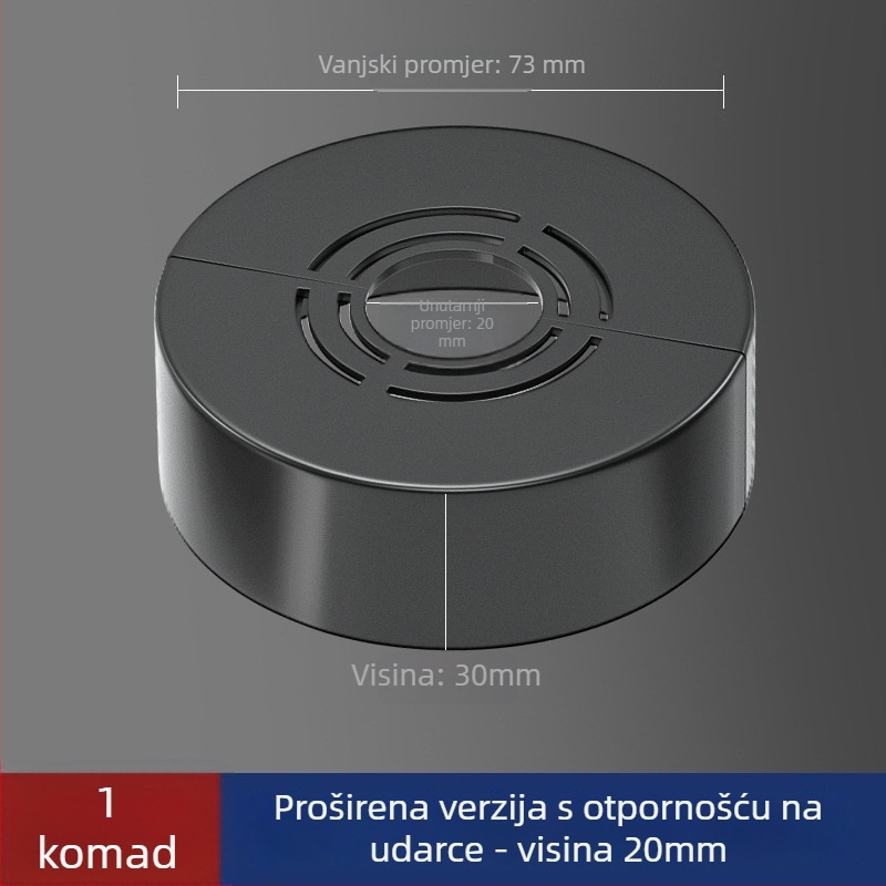 Dekorativni poklop za kutni tuš ventil — ABS materijal, svjetlosni luksuzni stil, prilagodljivo, privatnoj oznaci kompatibilan