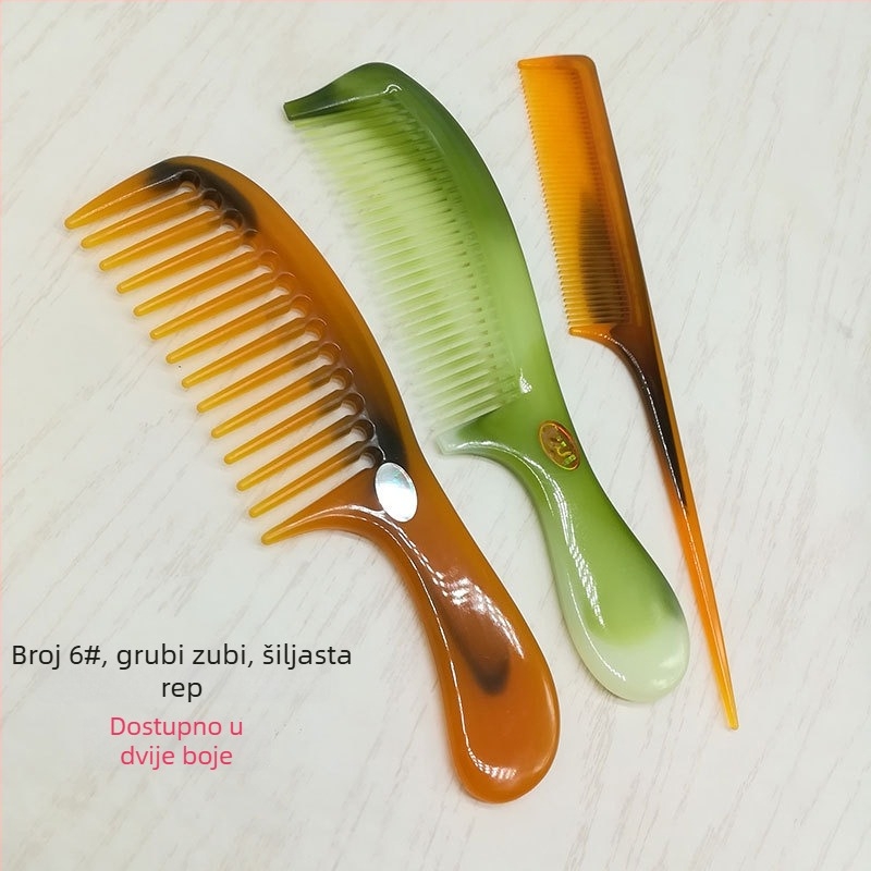 Drveni sklopivi češalj za žene s dugom kosom (sklopivi dizajn, zadebljani)