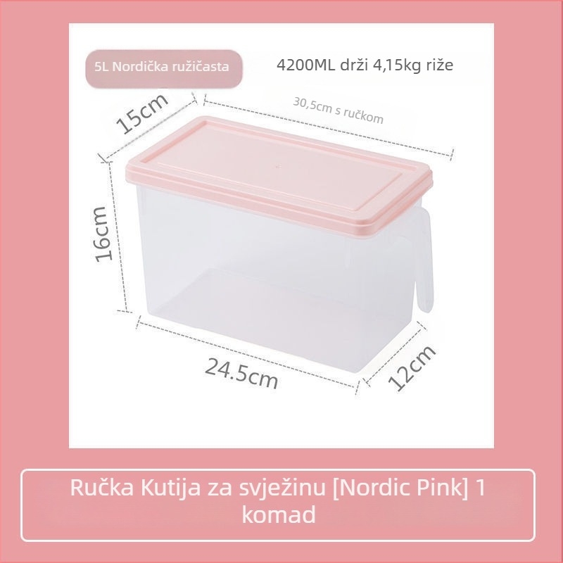Libo Kutija za pohranu u hladnjaku za povrće i voće – plastika, prenosno, očuvanje svježine